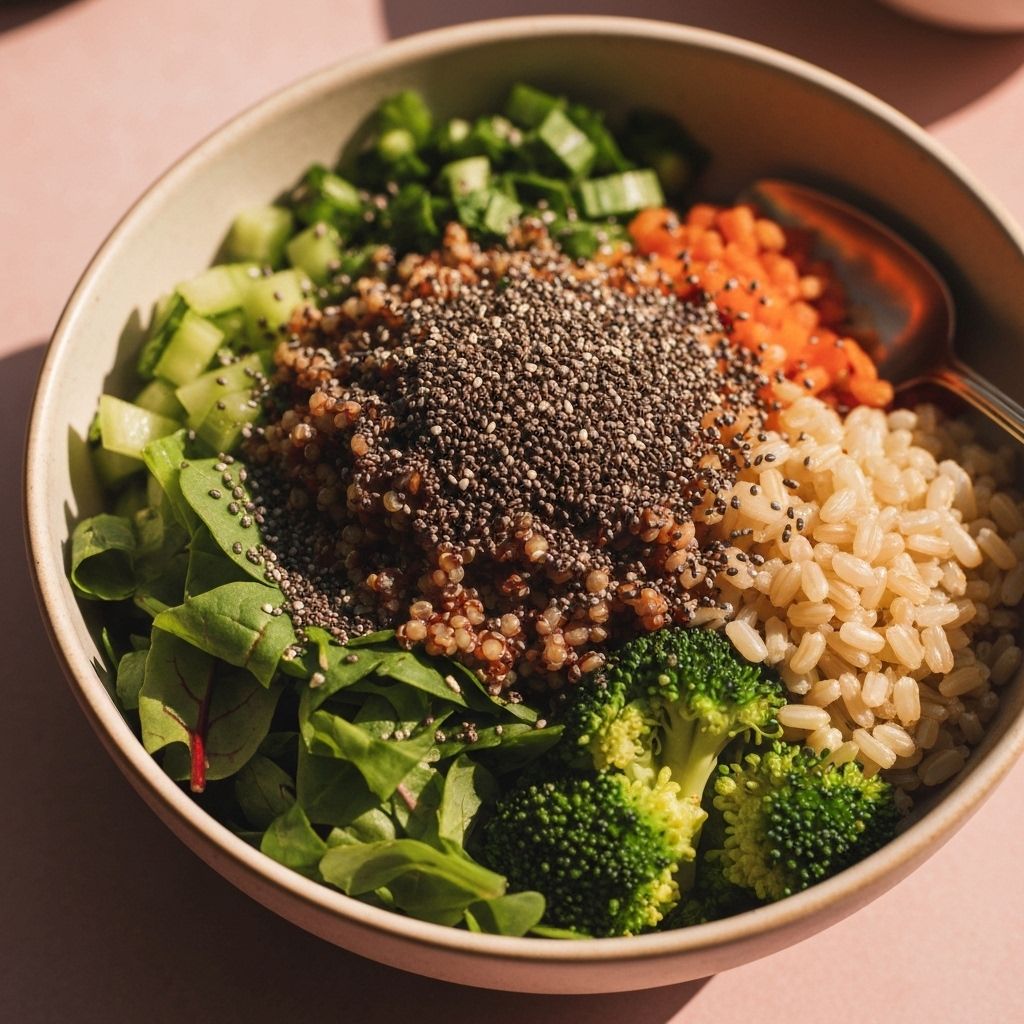 High-fiber bowl